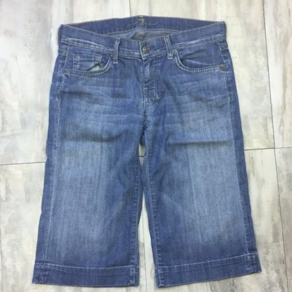 7 for all Mankind DOJO Bermuda Shorts 28 - Picture 3 of 6